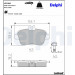 Delphi | Bremsbelagsatz, Scheibenbremse | LP2289 Delphi | Bremsbelagsatz, Scheibenbremse | LP2289