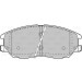 598871 Bremsbelagsatz, Scheibenbremse