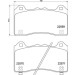 Brembo | Bremsbelagsatz, Scheibenbremse | P 24 202 Brembo | Bremsbelagsatz, Scheibenbremse | P 24 202