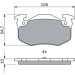 BOSCH | Bremsbelagsatz, Scheibenbremse | 0 986 460 970 BOSCH | Bremsbelagsatz, Scheibenbremse | 0 986 460 970