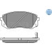 Meyle | Bremsbelagsatz, Scheibenbremse | 025 245 0116/W Meyle | Bremsbelagsatz, Scheibenbremse | 025 245 0116/W