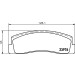 Hella | Bremsbelagsatz, Scheibenbremse | 8DB 355 011-461 Hella | Bremsbelagsatz, Scheibenbremse | 8DB 355 011-461