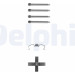 Delphi | Zubehörsatz, Scheibenbremsbelag | LX0263 Delphi | Zubehörsatz, Scheibenbremsbelag | LX0263