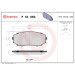 Brembo | Bremsbelagsatz, Scheibenbremse | P 54 060 Brembo | Bremsbelagsatz, Scheibenbremse | P 54 060