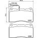 Hella | Bremsbelagsatz, Scheibenbremse | 8DB 355 014-731
