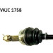SKF | Antriebswelle | VKJC 1758