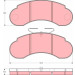 TRW | Bremsbelagsatz, Scheibenbremse | GDB1114 TRW | Bremsbelagsatz, Scheibenbremse | GDB1114