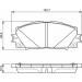 BOSCH Bremsbelagsatz, Scheibenbremse 0 986 494 670