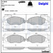 Delphi | Bremsbelagsatz, Scheibenbremse | LP1848 Delphi | Bremsbelagsatz, Scheibenbremse | LP1848