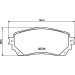 Hella | Bremsbelagsatz, Scheibenbremse | 8DB 355 020-901 Hella | Bremsbelagsatz, Scheibenbremse | 8DB 355 020-901