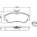 0 986 424 583 Bremsbelagsatz, Scheibenbremse