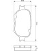 BOSCH | Bremsbelagsatz, Scheibenbremse | 0 986 424 808
