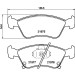 Hella | Bremsbelagsatz, Scheibenbremse | 8DB 355 016-981 Hella | Bremsbelagsatz, Scheibenbremse | 8DB 355 016-981