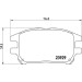 Brembo | Bremsbelagsatz, Scheibenbremse | P 56 050 Brembo | Bremsbelagsatz, Scheibenbremse | P 56 050