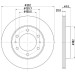 Hella | Bremsscheibe | 8DD 355 105-191