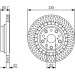 BOSCH | Bremsscheibe | 0 986 479 T35 BOSCH | Bremsscheibe | 0 986 479 T35
