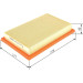 BOSCH F 026 400 503 Luftfilter BOSCH F 026 400 503 Luftfilter