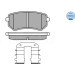 Meyle | Bremsbelagsatz, Scheibenbremse | 025 242 7614/W Meyle | Bremsbelagsatz, Scheibenbremse | 025 242 7614/W