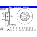 ATE | Bremsscheibe | 24.0118-0108.1 ATE | Bremsscheibe | 24.0118-0108.1