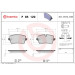 Brembo | Bremsbelagsatz, Scheibenbremse | P 85 120 Brembo | Bremsbelagsatz, Scheibenbremse | P 85 120
