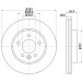 Hella | Bremsscheibe | 8DD 355 117-151