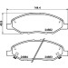 Hella | Bremsbelagsatz, Scheibenbremse | 8DB 355 014-371