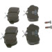 BOSCH | Bremsbelagsatz, Scheibenbremse | 0 986 424 635