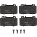 GDB1454 Bremsbelagsatz, Scheibenbremse COTEC