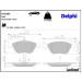 Delphi Bremsbelagsatz, Scheibenbremse LP1587
