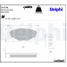Delphi | Bremsbelagsatz, Scheibenbremse | LP1730 Delphi | Bremsbelagsatz, Scheibenbremse | LP1730