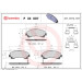 Brembo | Bremsbelagsatz, Scheibenbremse | P 34 007 Brembo | Bremsbelagsatz, Scheibenbremse | P 34 007