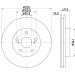 Hella | Bremsscheibe | 8DD 355 116-981