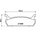 Hella | Bremsbelagsatz, Scheibenbremse | 8DB 355 016-601