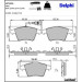 Delphi Bremsbelagsatz, Scheibenbremse LP1914