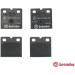 Brembo | Bremsbelagsatz, Scheibenfeststellbremse | P 02 001 Brembo | Bremsbelagsatz, Scheibenfeststellbremse | P 02 001