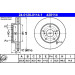 ATE | Bremsscheibe | 24.0128-0114.1 ATE | Bremsscheibe | 24.0128-0114.1