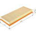 BOSCH 1 457 433 616 Luftfilter