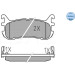 Meyle | Bremsbelagsatz, Scheibenbremse | 025 233 8713/W Meyle | Bremsbelagsatz, Scheibenbremse | 025 233 8713/W