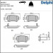 Delphi Bremsbelagsatz, Scheibenbremse LP1717