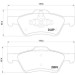 Brembo | Bremsbelagsatz, Scheibenbremse | P 24 159 Brembo | Bremsbelagsatz, Scheibenbremse | P 24 159
