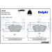 Delphi | Bremsbelagsatz, Scheibenbremse | LP839 Delphi | Bremsbelagsatz, Scheibenbremse | LP839