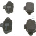BOSCH | Bremsbelagsatz, Scheibenbremse | 0 986 461 119 BOSCH | Bremsbelagsatz, Scheibenbremse | 0 986 461 119