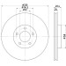 Hella | Bremsscheibe | 8DD 355 117-891