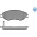 Meyle | Bremsbelagsatz, Scheibenbremse | 025 245 5019/W Meyle | Bremsbelagsatz, Scheibenbremse | 025 245 5019/W