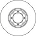 TRW | Bremsscheibe | DF4985S