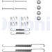 LY1001 Zubehörsatz, Bremsbacken