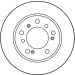 TRW | Bremsscheibe | DF1118