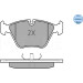 Meyle | Bremsbelagsatz, Scheibenbremse | 025 209 6820 Meyle | Bremsbelagsatz, Scheibenbremse | 025 209 6820
