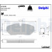 Delphi | Bremsbelagsatz, Scheibenbremse | LP1935
