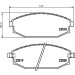 Hella | Bremsbelagsatz, Scheibenbremse | 8DB 355 009-961